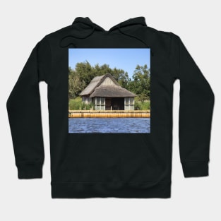 Horsey mere thatched cottage Hoodie